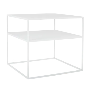 Klub stol TENSIO 2 FLOOR metal 50 - bijela