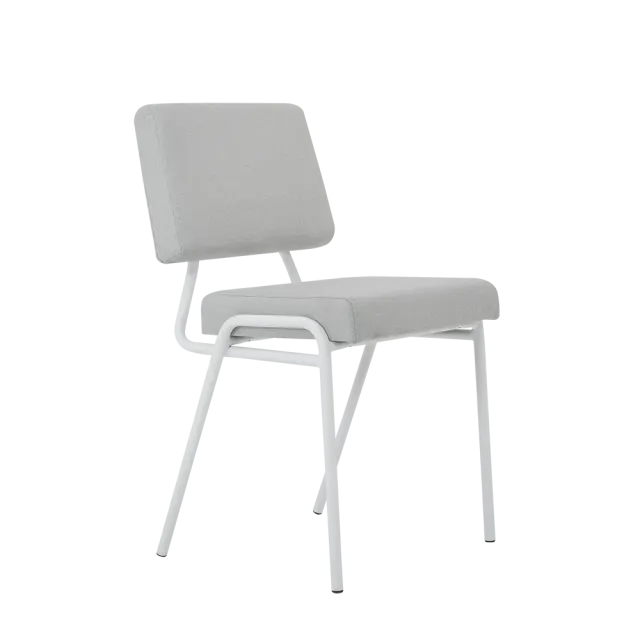 Stolica SIMPLE - platinum, bijela