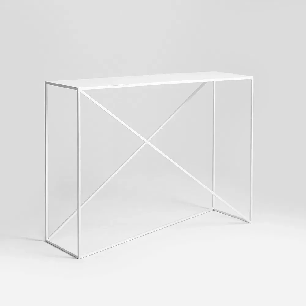 Komoda MEMO metal 100 bijela — bočni prikaz