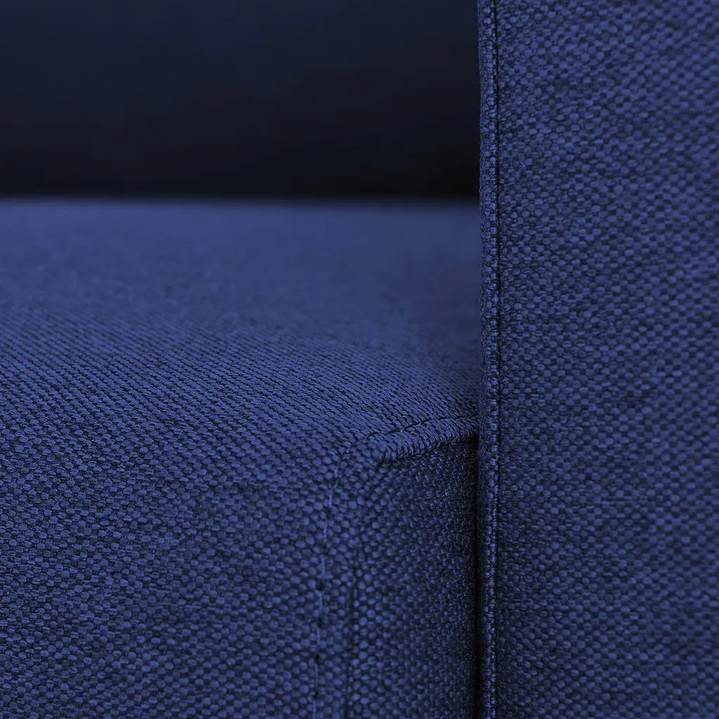 Sofa LOVER dvosjed – ink, prirodni — stražnji prikaz