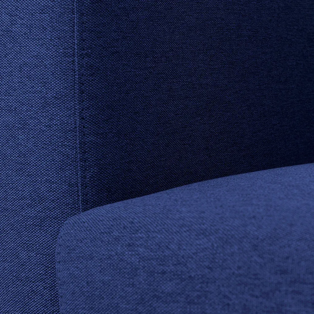 Sofa LOVER trosjed – ink, prirodni — bočni prikaz
