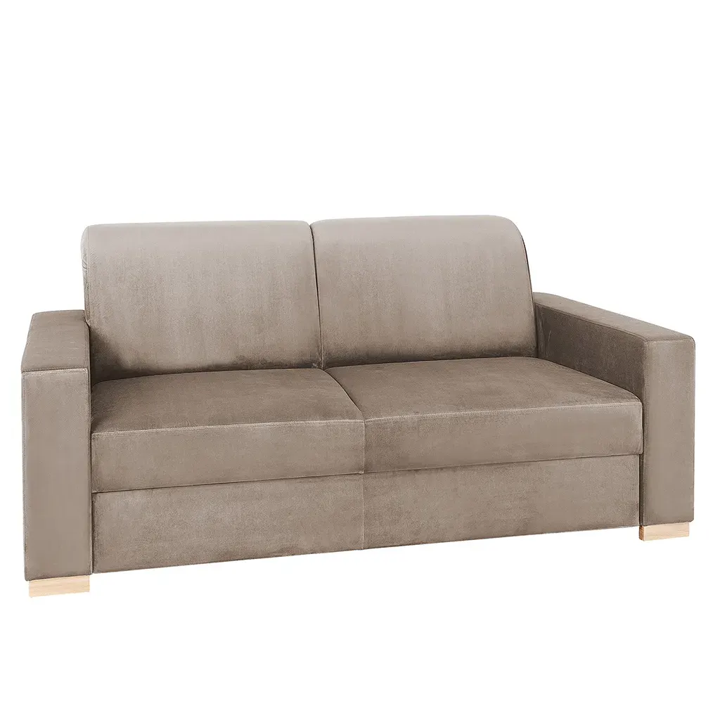 Sofa STABLE dvosjed – bež, prirodni — stražnji prikaz