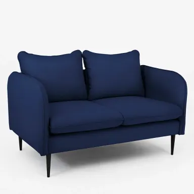 Sofa POSH crna dvosjed - ink