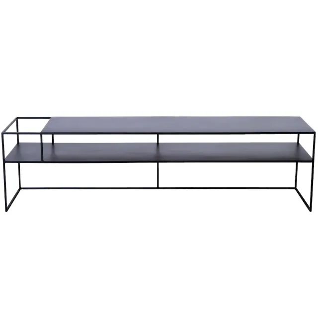 RTV stol SENSO FLOWER metal L - crna