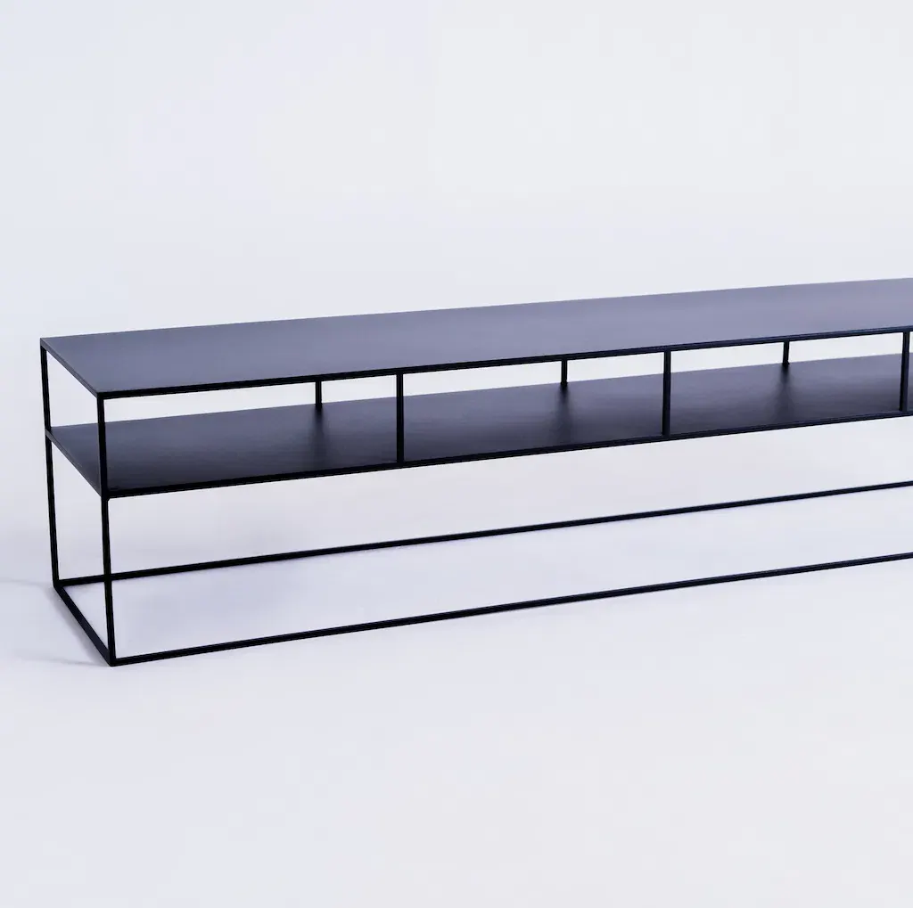 RTV stol TENSIO 2 FLOOR metal – crna