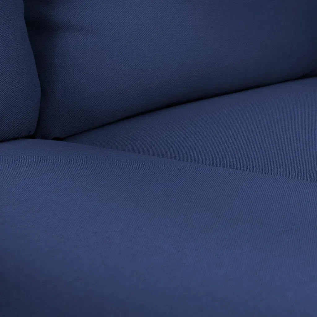 Sofa POSH drvo trosjed – ink, prirodni — gornji prikaz
