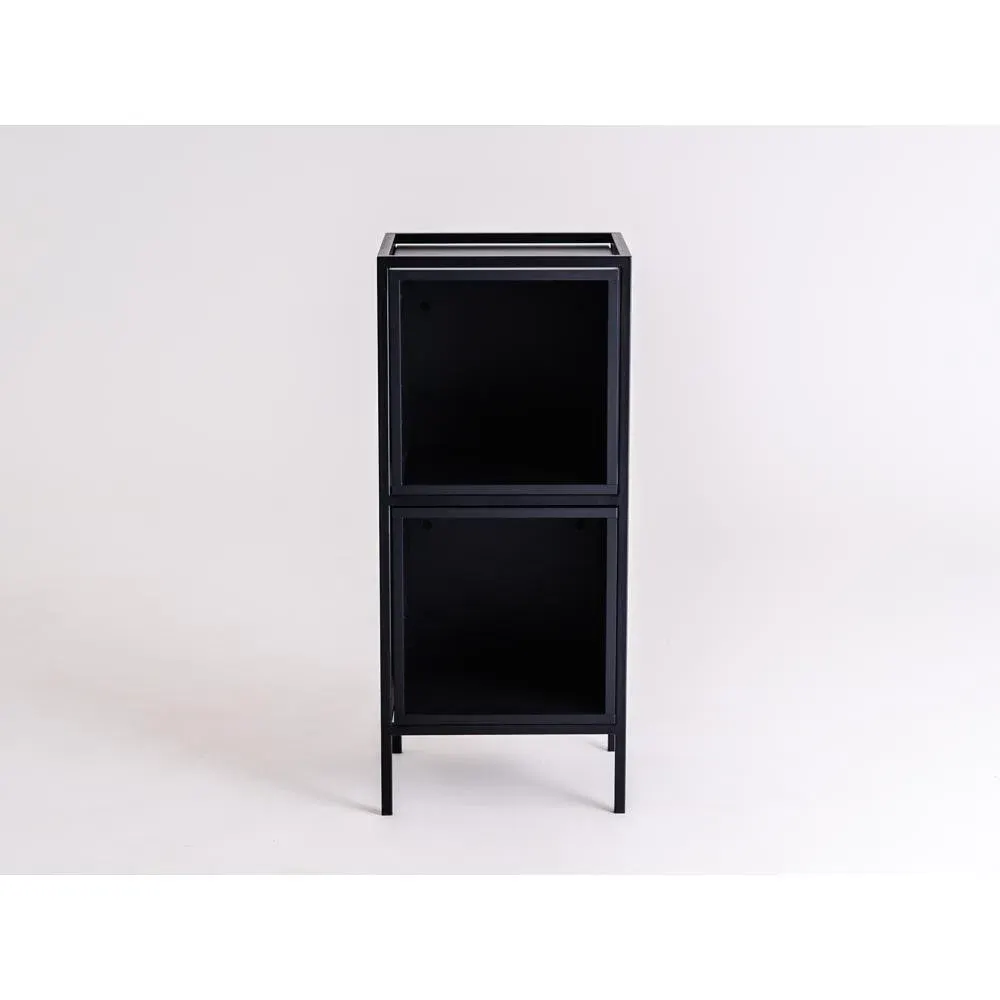 Regal SKAP crna 1R2 BOKS x2 — gornji prikaz