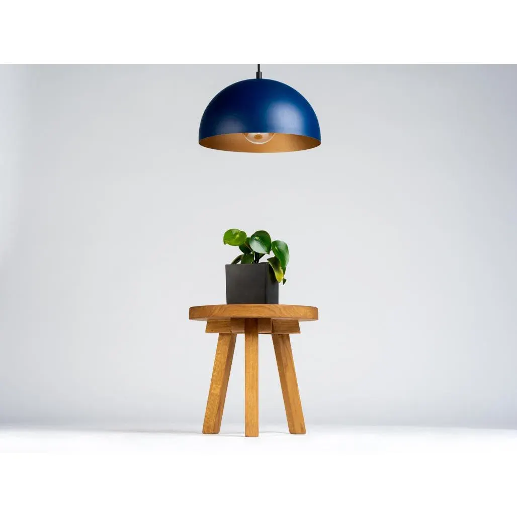 Viseća lampa LYKE, plava — stražnji prikaz