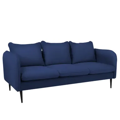 Sofa POSH crna trosjed - ink