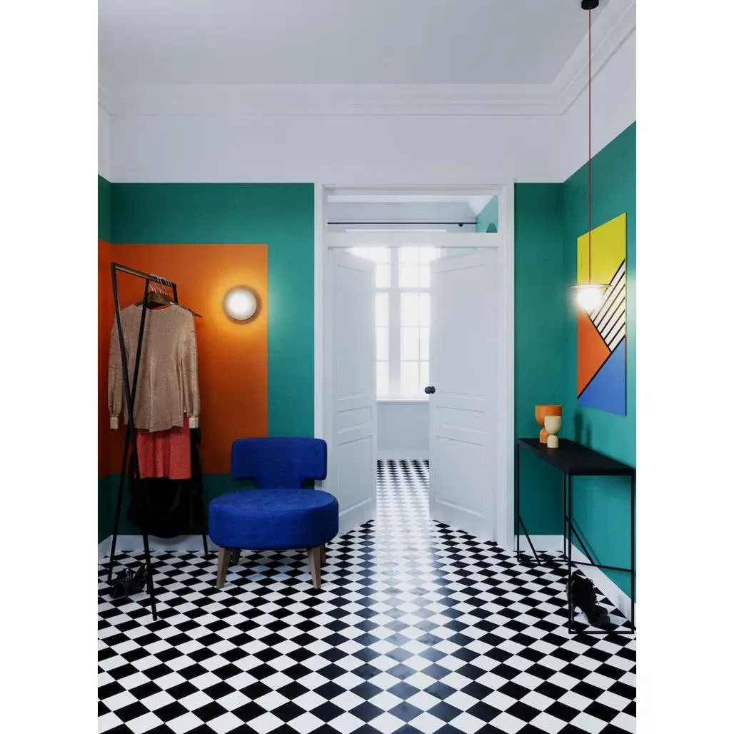 Konzolni stol FANCY BASIC – crna — bočni prikaz