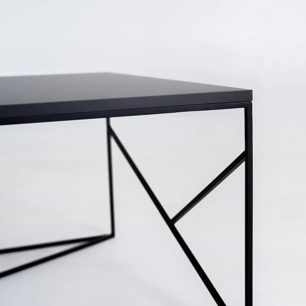 Klub stol FANCY BASIC – crna — lifestyle prikaz
