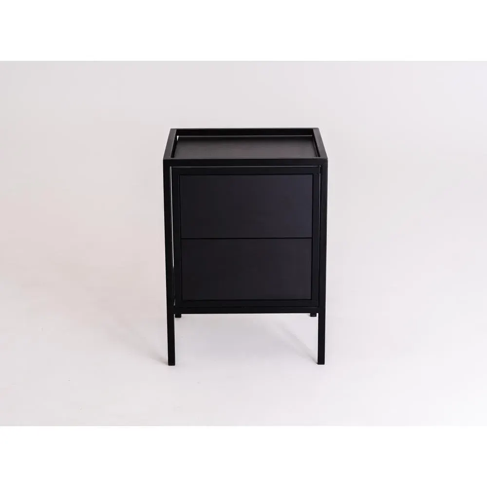Regal SKAP crna 1R1 ladica x2 — detalj