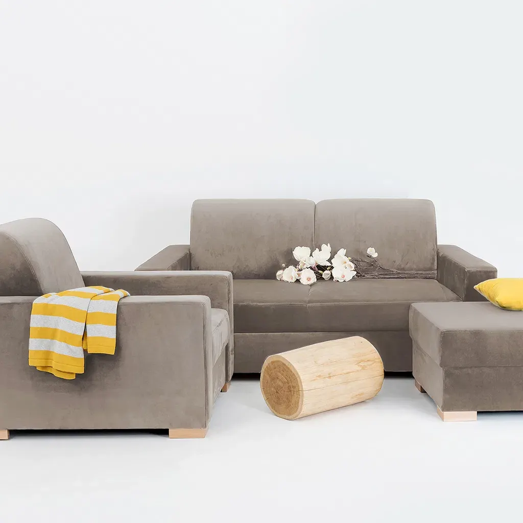 Sofa STABLE dvosjed – bež, prirodni — slika 8