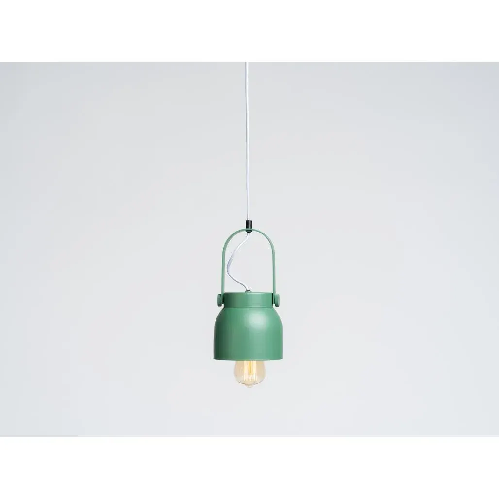 Viseća lampa AURORA, zelena — stražnji prikaz