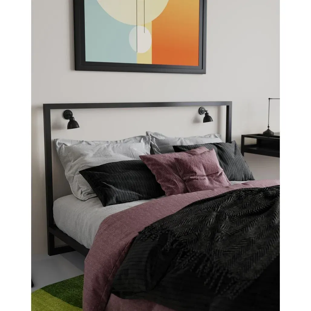 FREJA WALL zidna lampa, crna/ antracit — stražnji prikaz