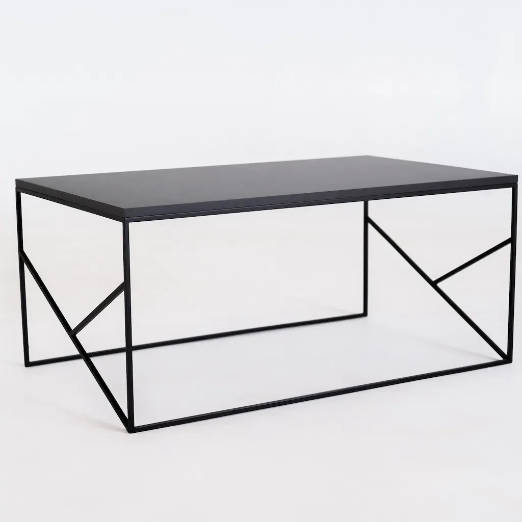 Klub stol FANCY BASIC – crna — gornji prikaz