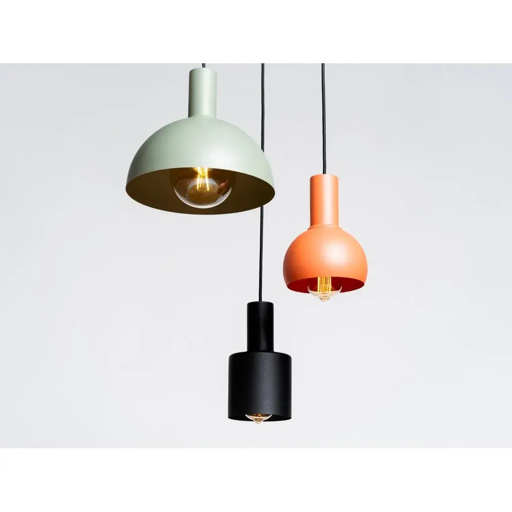STRALE 3 viseća lampa, narančasta/ zelena/ crna