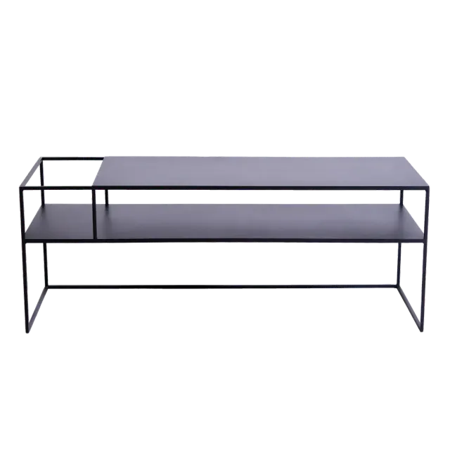 RTV stol SENSO FLOWER metal L - crna