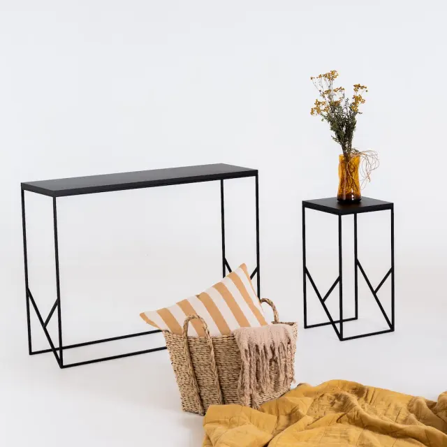 Pomoćni stol FANCY BASIC 30 - crna 30×30×60 | V&B Casa