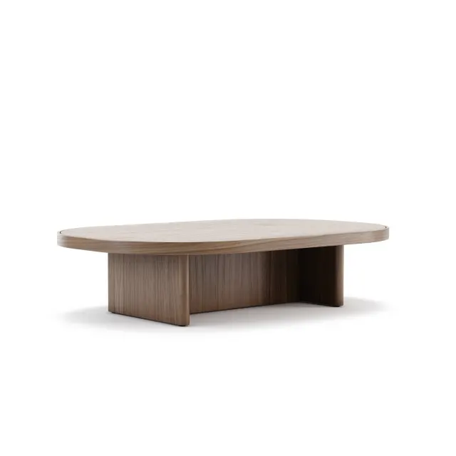 Klub stol Gilbert L — Natural Walnut