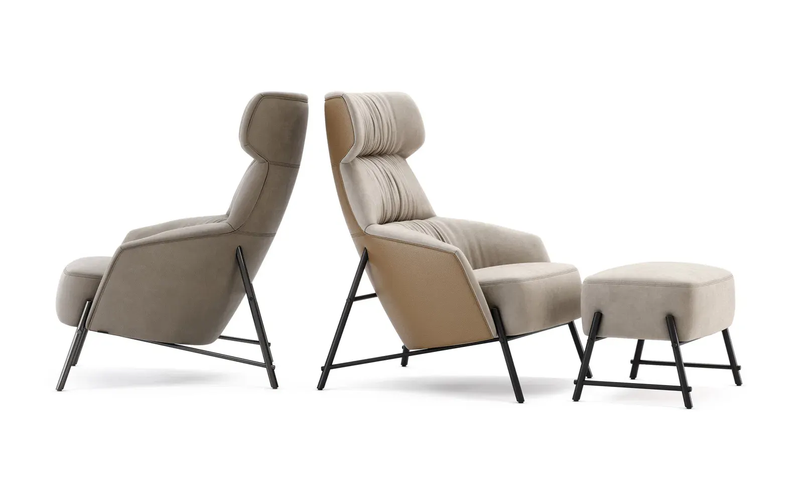 Naslonjač Hubert Rupert Terra — lifestyle prikaz
