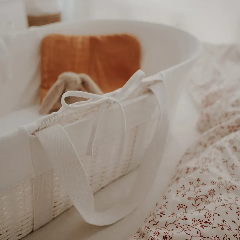 Navlaka za košaru bijela, pamuk — lifestyle prikaz