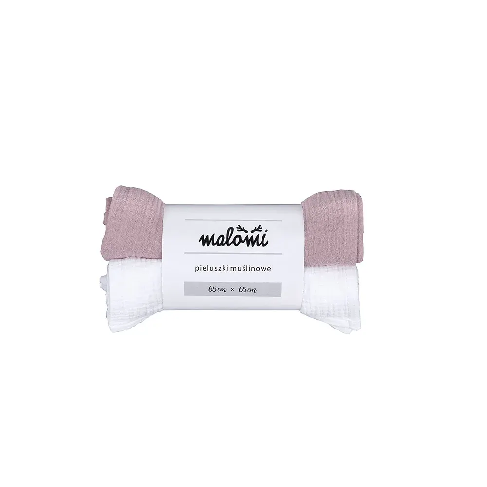 Muslin Nappies Dusty Pink