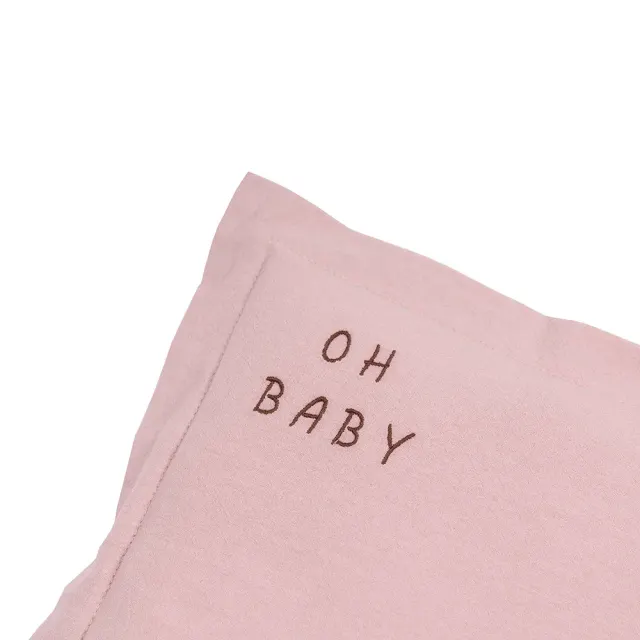 Dekorativni Jastuk Prani Pamuk Prašnata Roza Oh Baby S