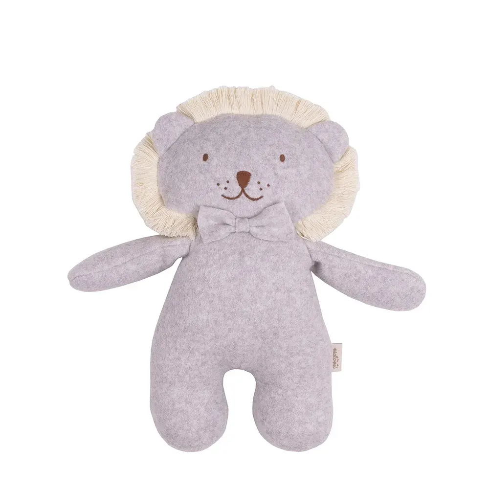 Cuddly Toy Lion Grey Melange
