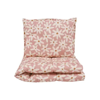 Set Posteljine Blush Daisies Roza M