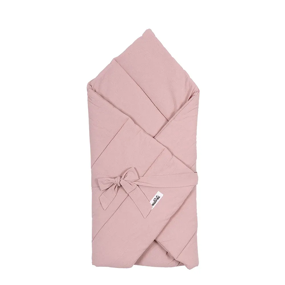 Baby Horn Quilt Washed Cotton Dusty Pink