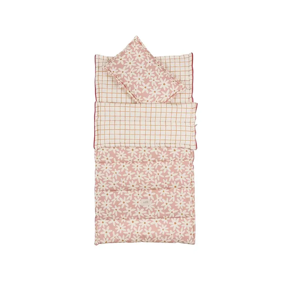 Sleeping Bag With Pillow Blush Daisies Blush 2 10 Years