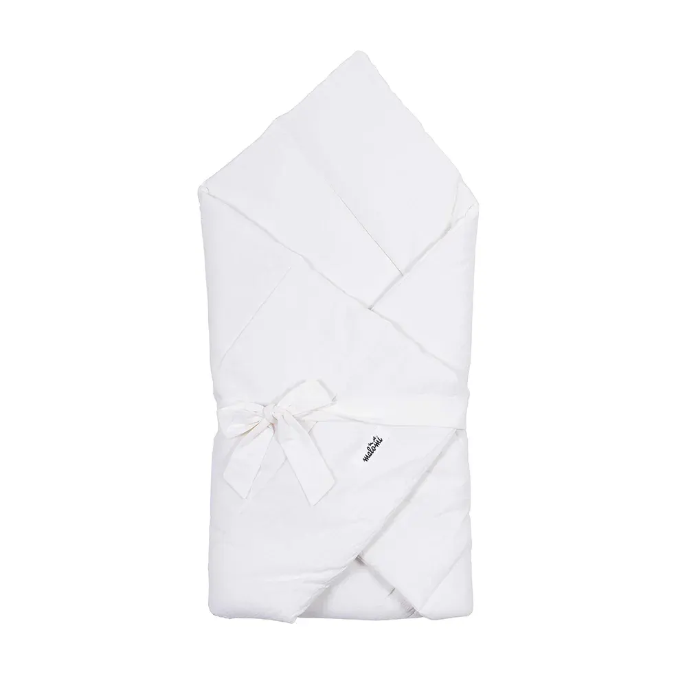 Baby Horn Quilt Washed Cotton Ecru