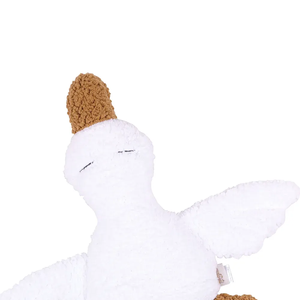 Mekana Igračka Goose Ekru — bočni prikaz
