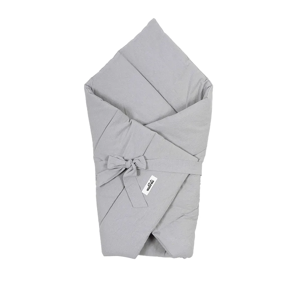 Baby Horn Quilt Washed Cotton Grey