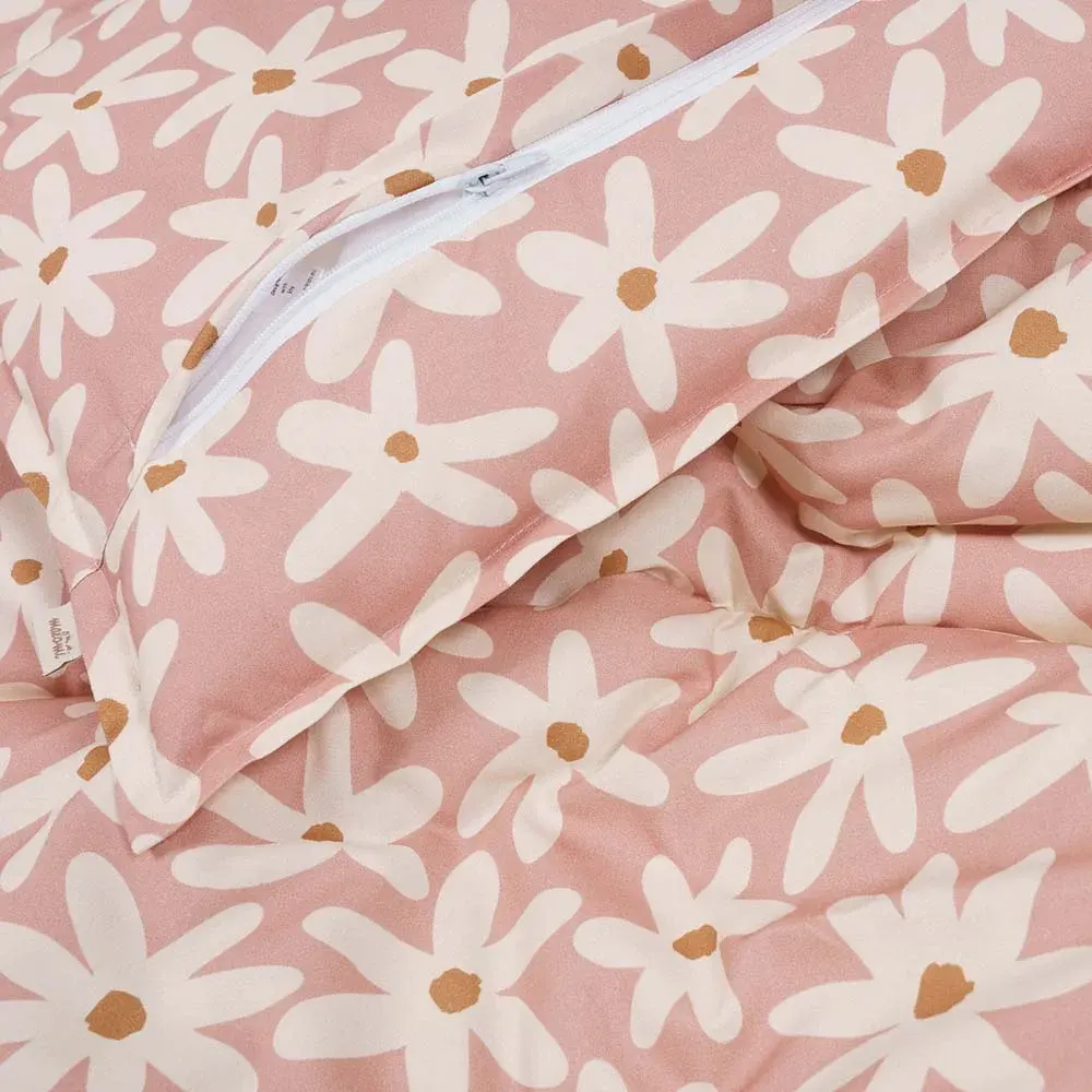 Set Posteljine Blush Daisies Roza M — gornji prikaz