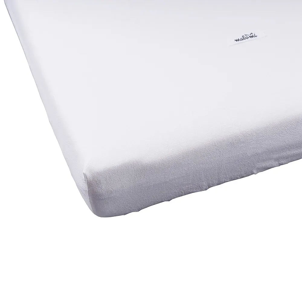 Washed Cotton Bedsheet Ecru · 120×60 cm
