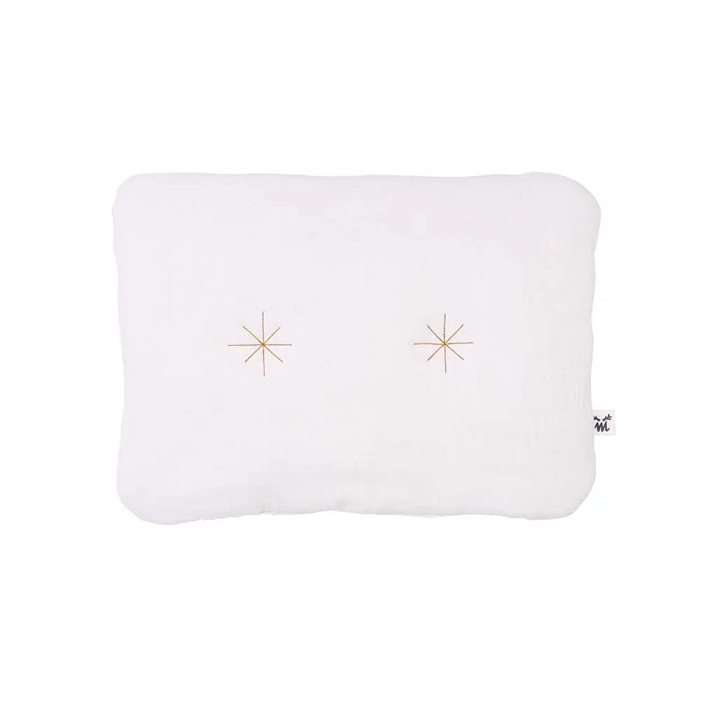 Muslin Pillow Ecru