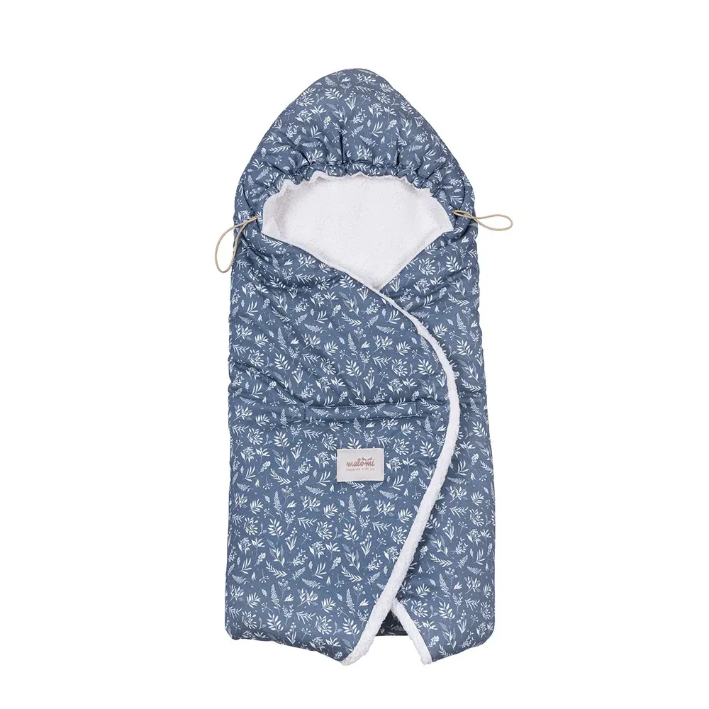 Car Seat Swaddle Organic Denim 0 1 Year