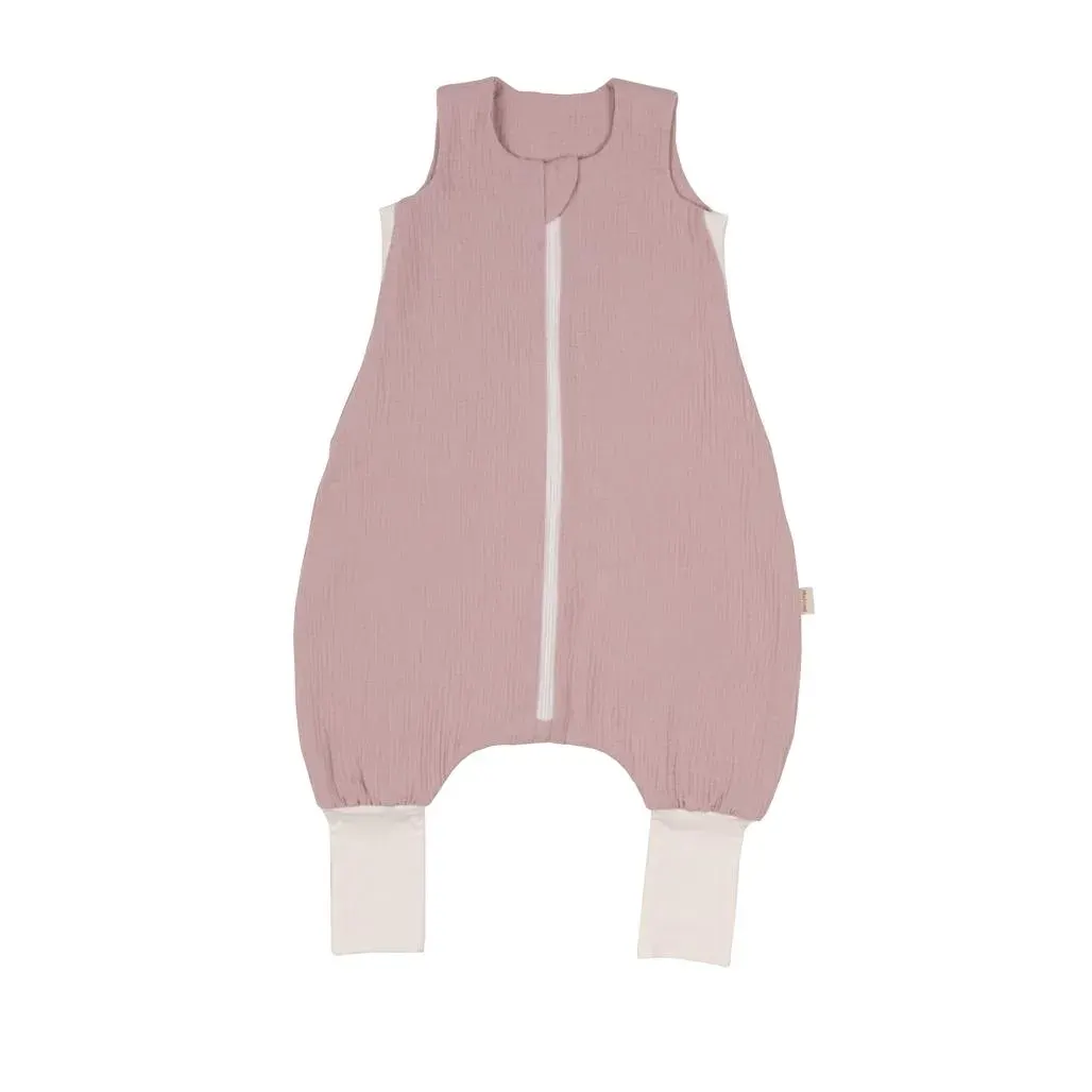 Sleeping Bag With Legs Muslin Pink Recommended For 1 3 Years · S