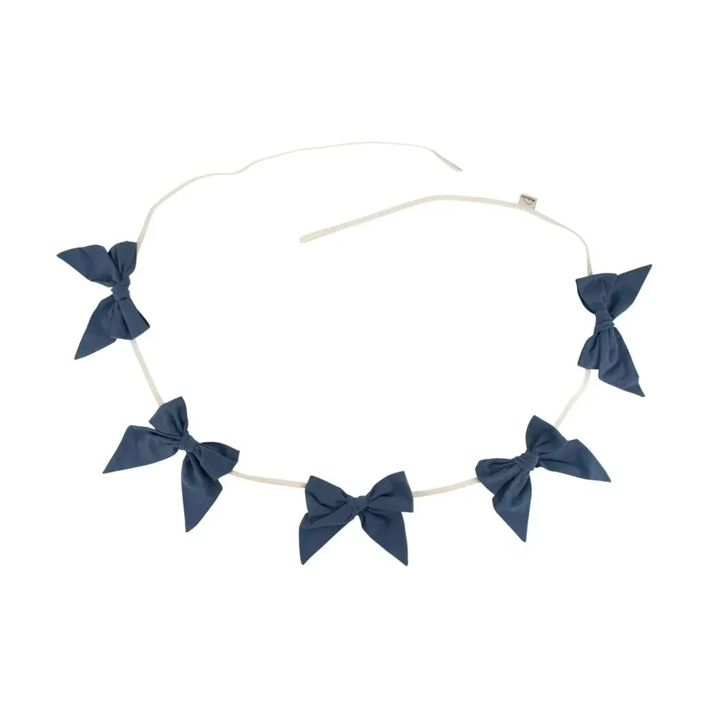 Bow Garland Dark Blue