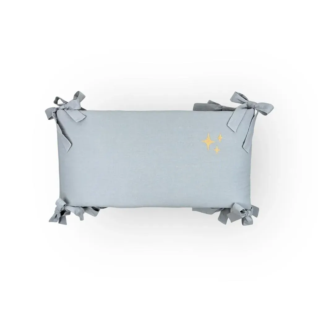 Cot Bumper Washed Stars Grey · M