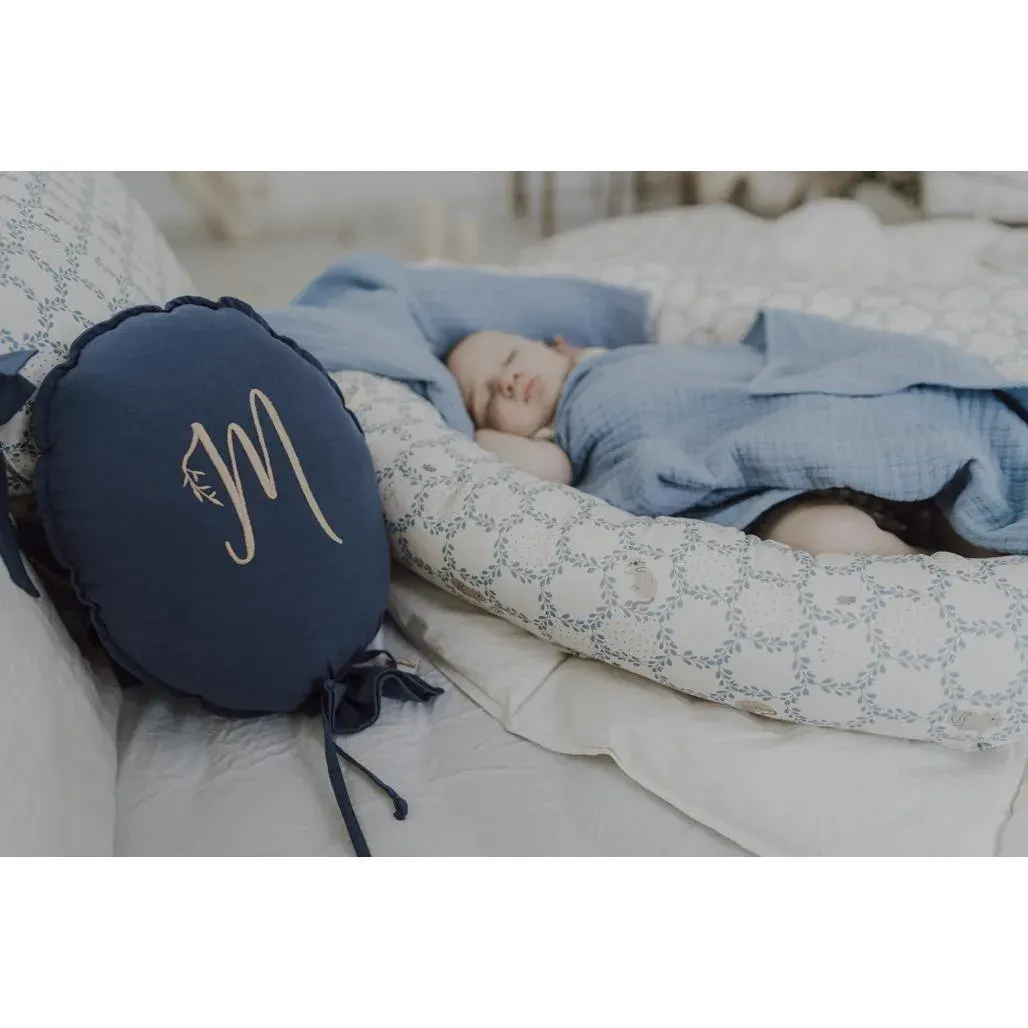 Gnijezdo za Bebe Blue Cottage Bež Plava — slika 10