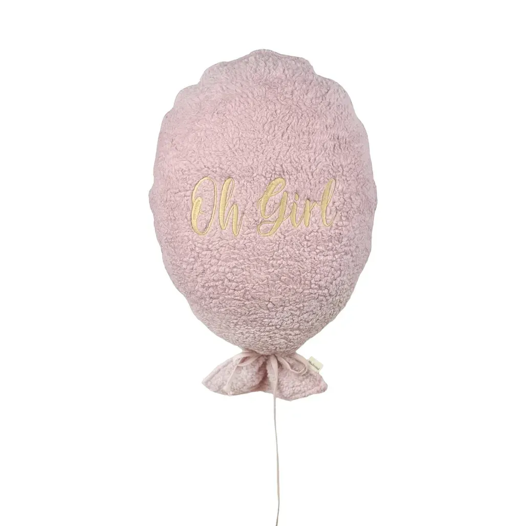 Balon Fluffy Pink · Light Gold