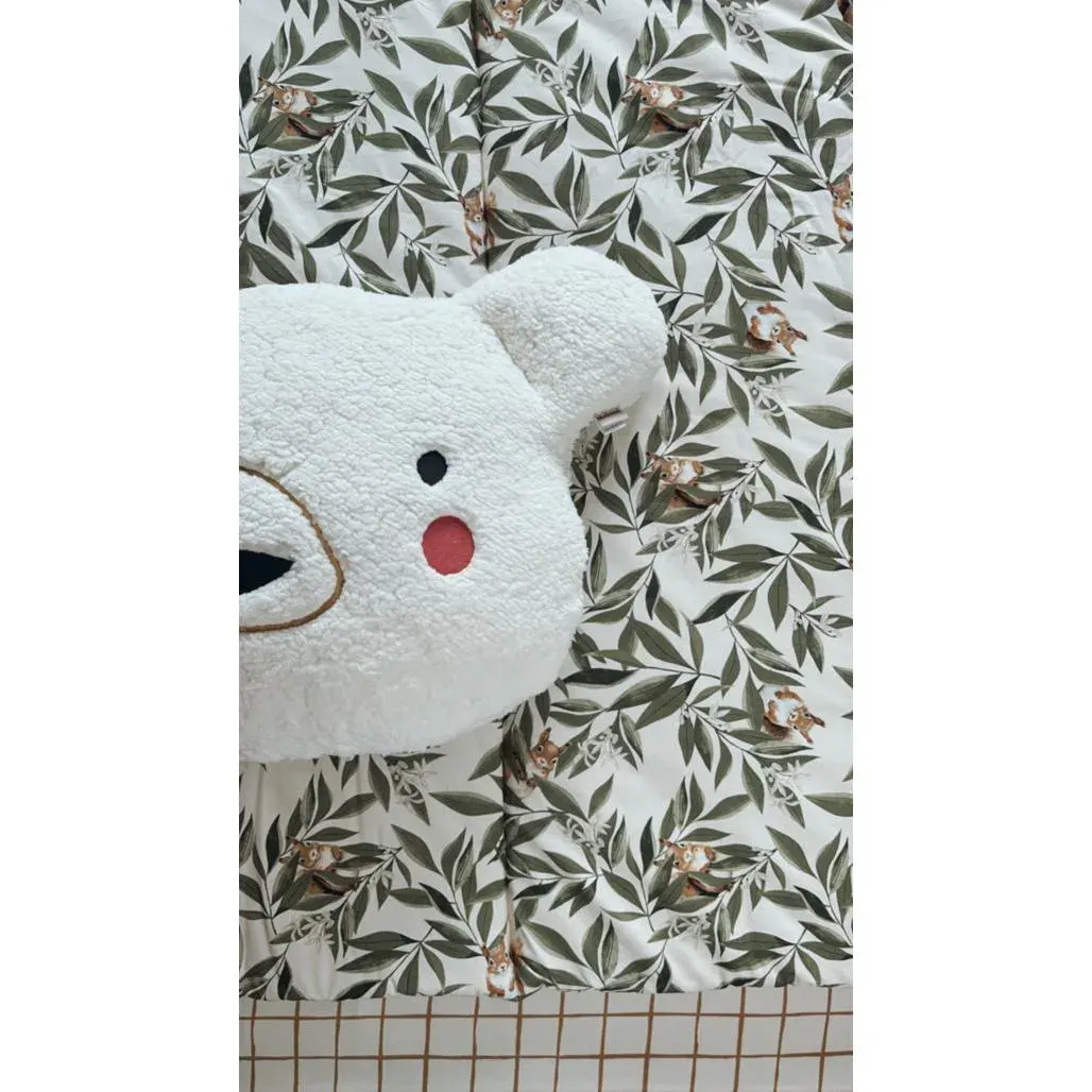 Dekorativni Jastuk Woodland Ekru Medo — detalj