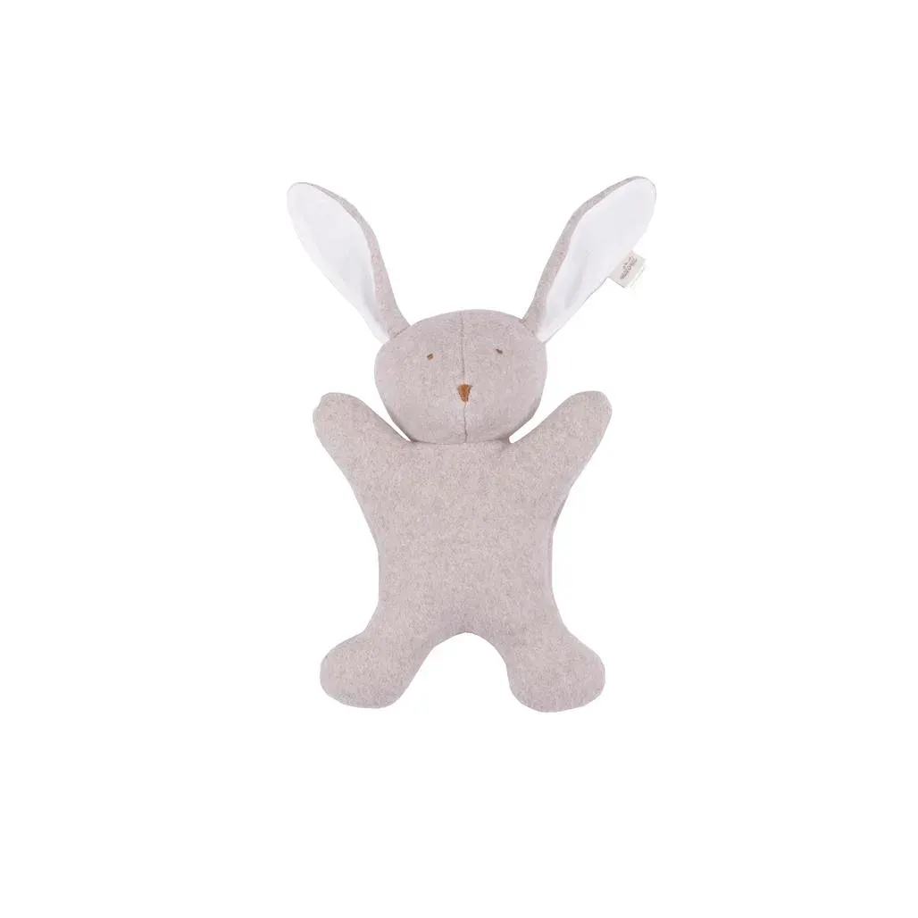 Cuddly Toy Rabbit Organic Beige Melange