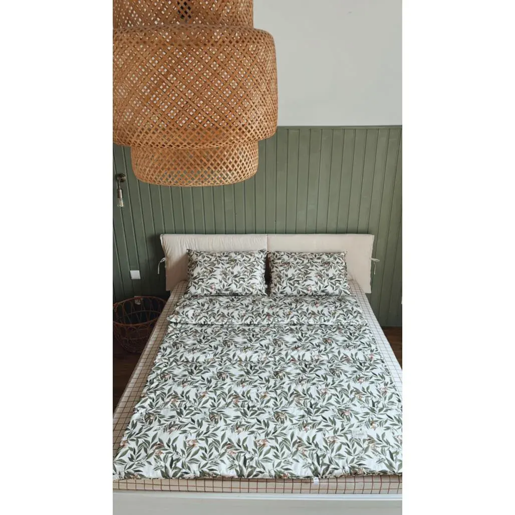 Set Posteljine Woodland Višebojni M — bočni prikaz