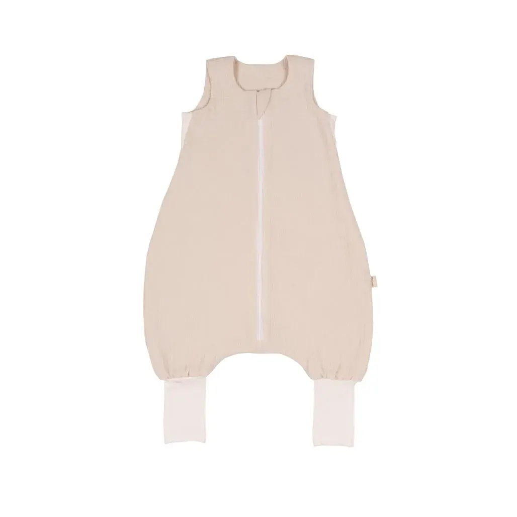 Sleeping Bag With Legs Muslin Natural Recommended For 1 3 Years · S