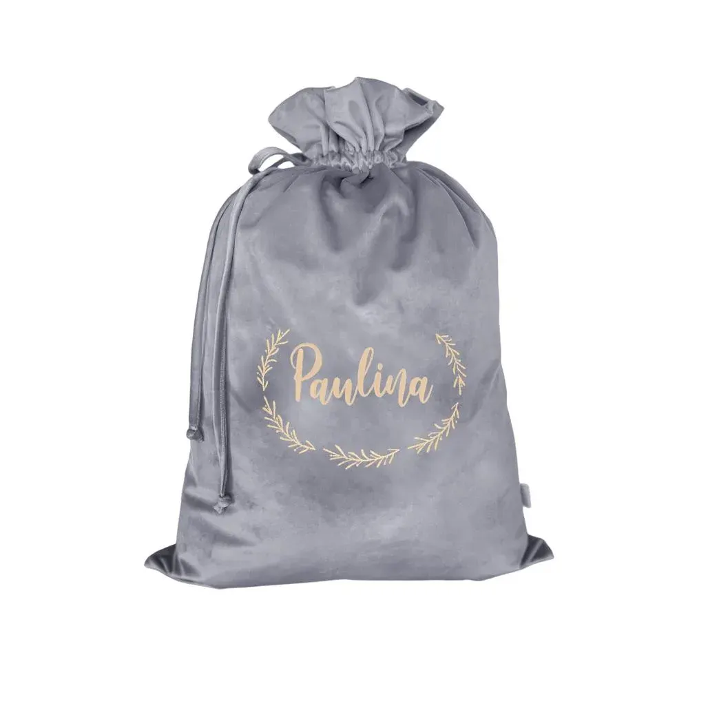 Christmas Bag Silver Grey