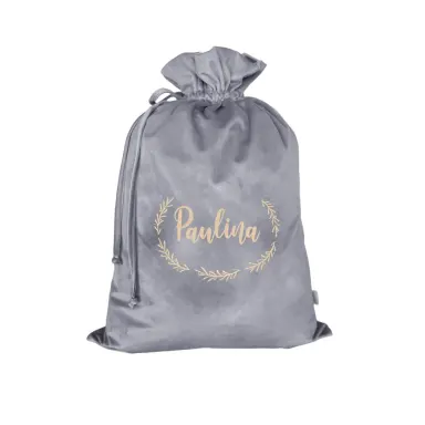 Personalizirana Torba Deluxe Srebrna Siva